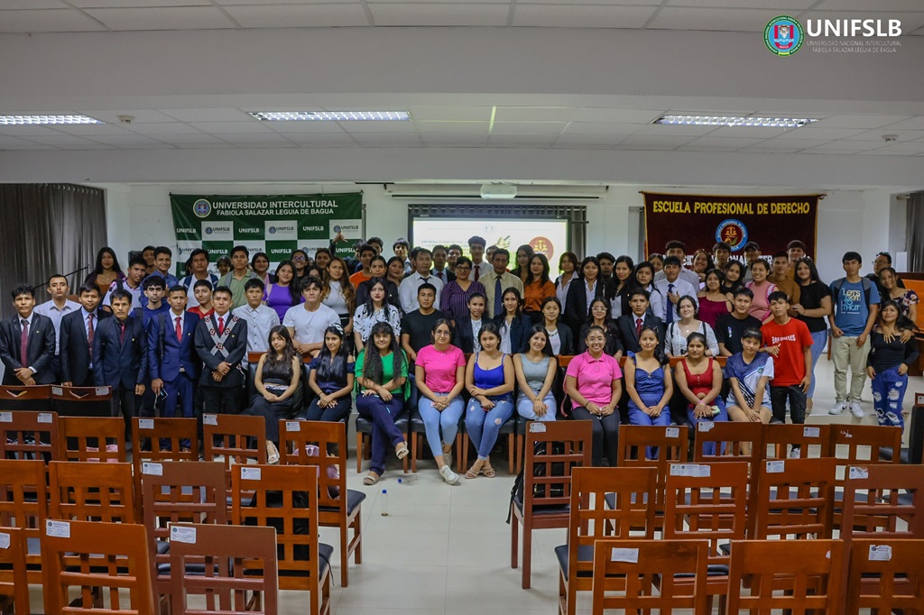 Estudiantes de Derecho de la UNIFSLB organizan disertación jurídica sobre problemática ambiental en la región de Amazonas