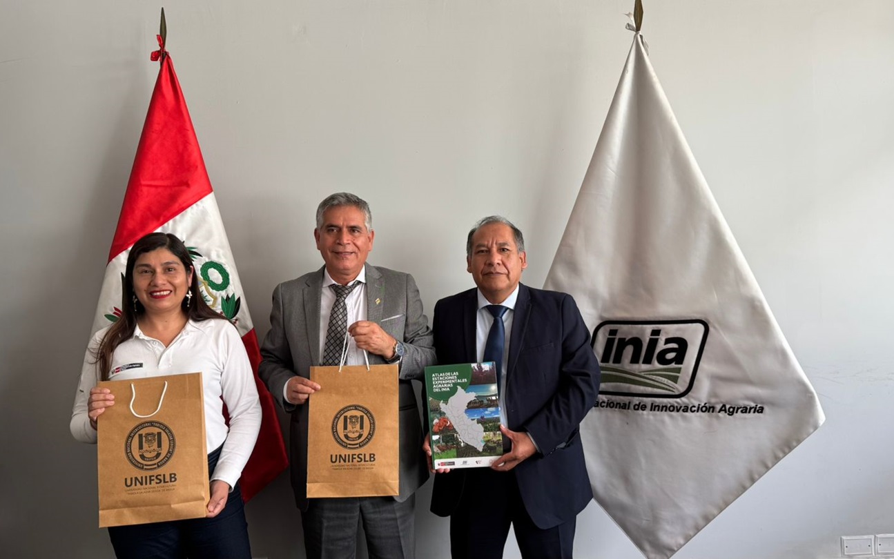 UNIFSLB firmará importante convenio con el Instituto Nacional de Innovación Agraria (INIA) para impulsar la investigación y la innovación