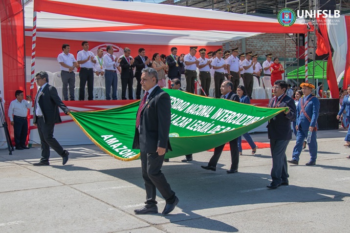 La UNIFSLB celebra el 203° Aniversario de la Independencia del Perú