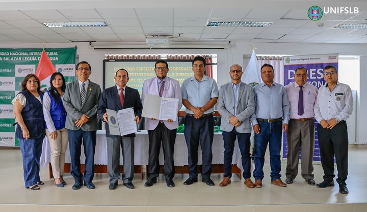 UNIFSLB y DIRESA Amazonas firman convenio para fortalecer la capacitación en salud