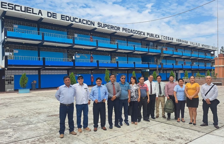 UNIFSLB y la Escuela Pedagógica "César Abraham Vallejo Mendoza" de Bagua fortalecerán la cooperación interinstitucional