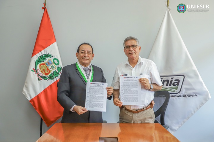 La UNIFSLB fortalecerá el desarrollo agrario a través de la firma de convenio con el Instituto Nacional de Innovación Agraria (INIA)