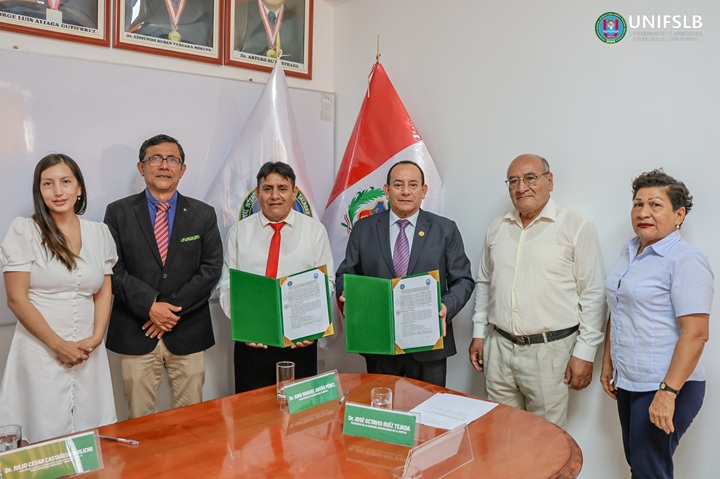 La UNIFSLB y el EESPP "César Vallejo" firman convenio específico para fortalecer la educación superior en Amazonas