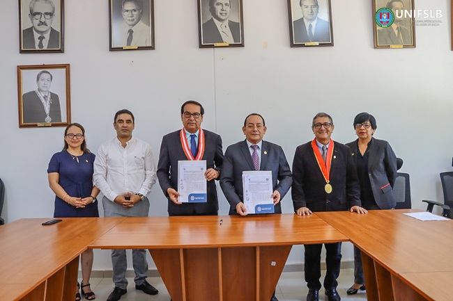 La UNIFSLB y UNPRG unen esfuerzos para impulsar la educación y la investigación