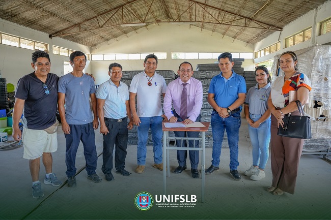 UNIFSLB realiza entrega solidaria de colchones a institución educativa intercultural de Tutumberos