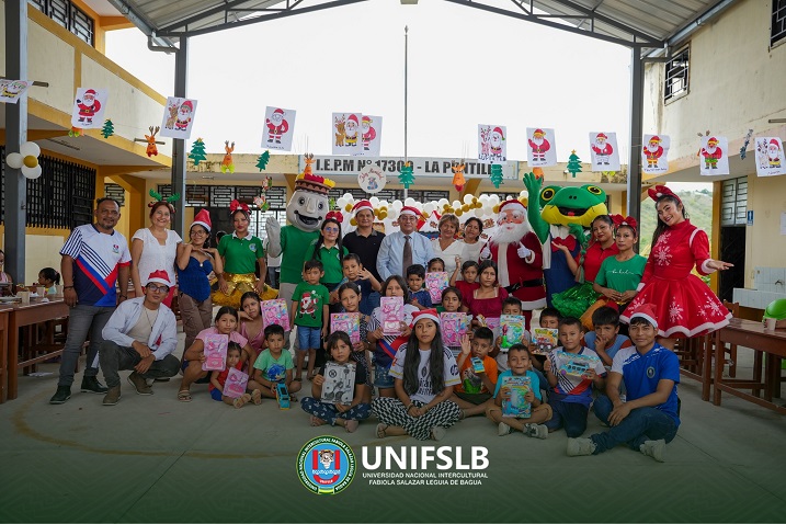 UNIFSLB desarrolló actividades navideñas solidarias en diversas comunidades
