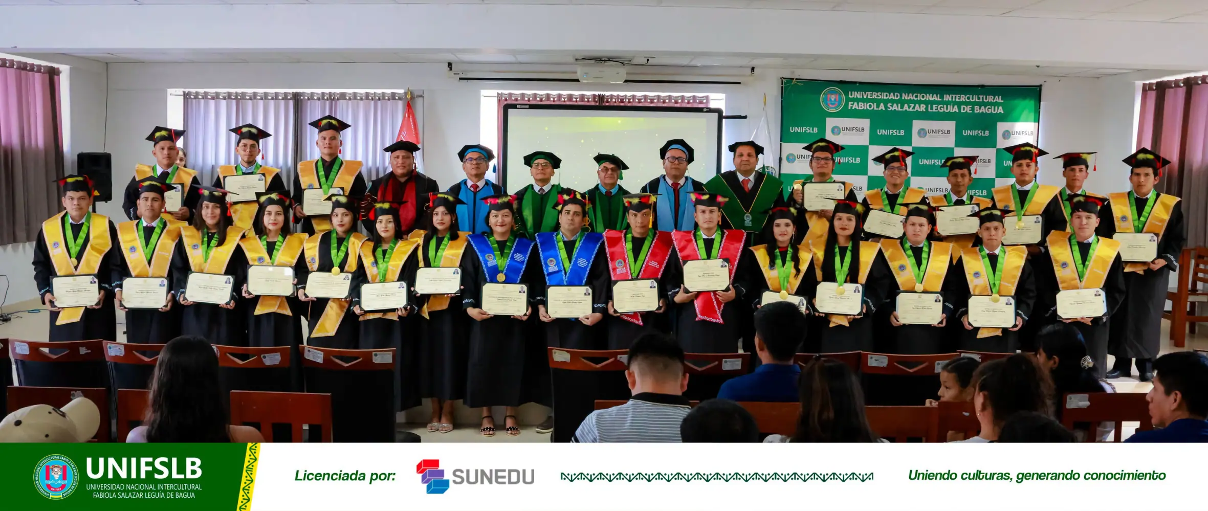 UNIFSLB celebra solemne Ceremonia de Colación y Titulación Profesional